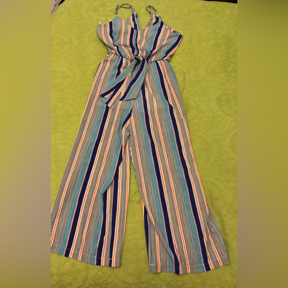 Love and Piece striped jumpsuit. Size S.